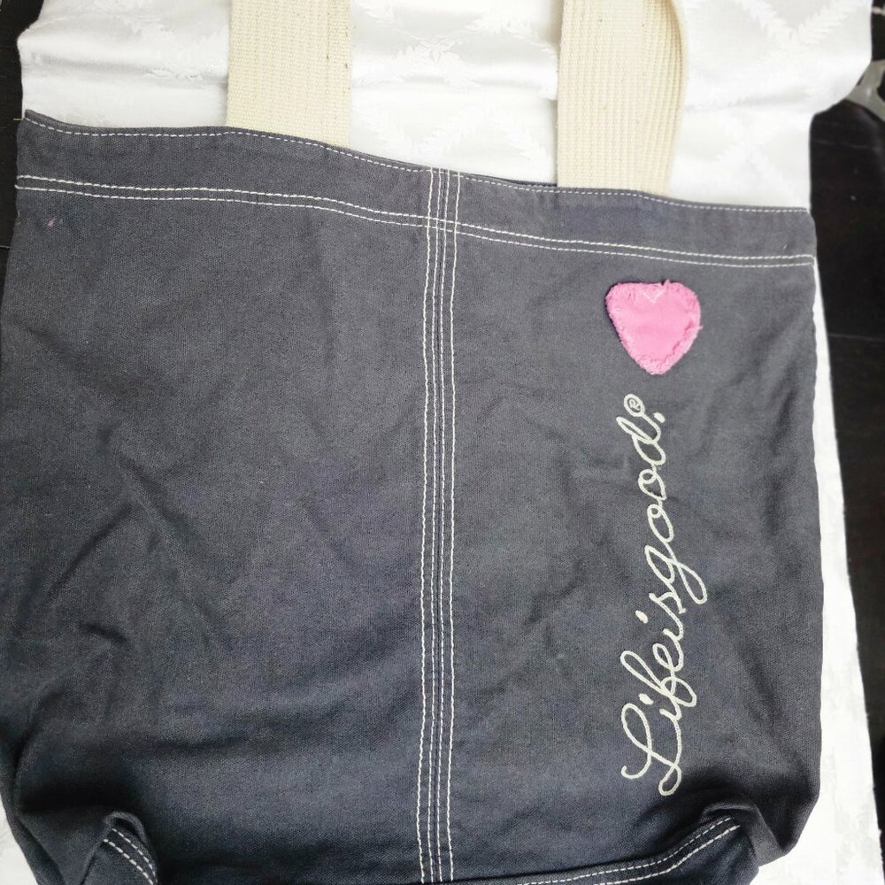 Life is Good Large Tote Bag! Great condition! - Picture 2 of 12